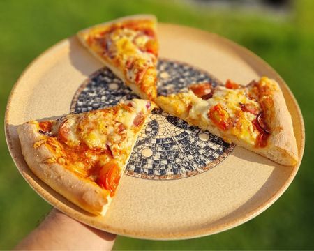MESOPOTAMIA Tallrik Gourmet/Pizza flat D32 cm,Beige