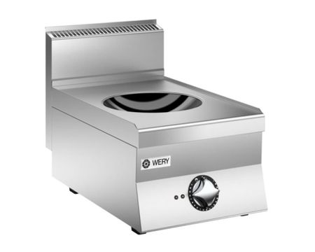 Induktionspis wok PIWE 64, 400x650x295 mm 5kW, WERY