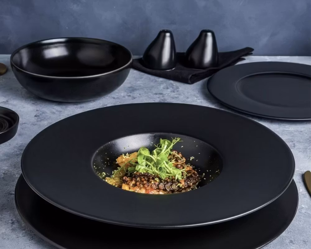 NOTTE NEAT Tallrik Djup Med brett bräm, D30cm, 36 cl