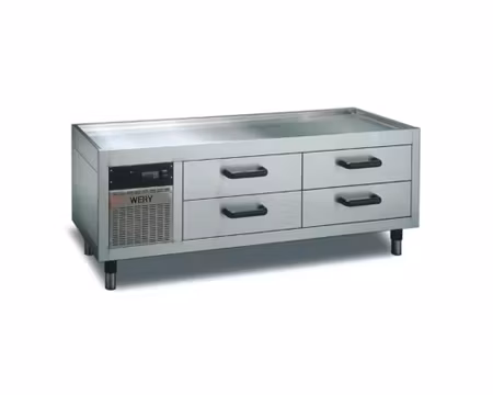 Grillkylbänk MKE 16/4, 4xGN1/1, 1600x535x630 mm, WERY