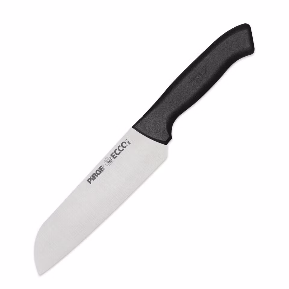 Ecco Santoku kniv 17 cm svart, PIRGE