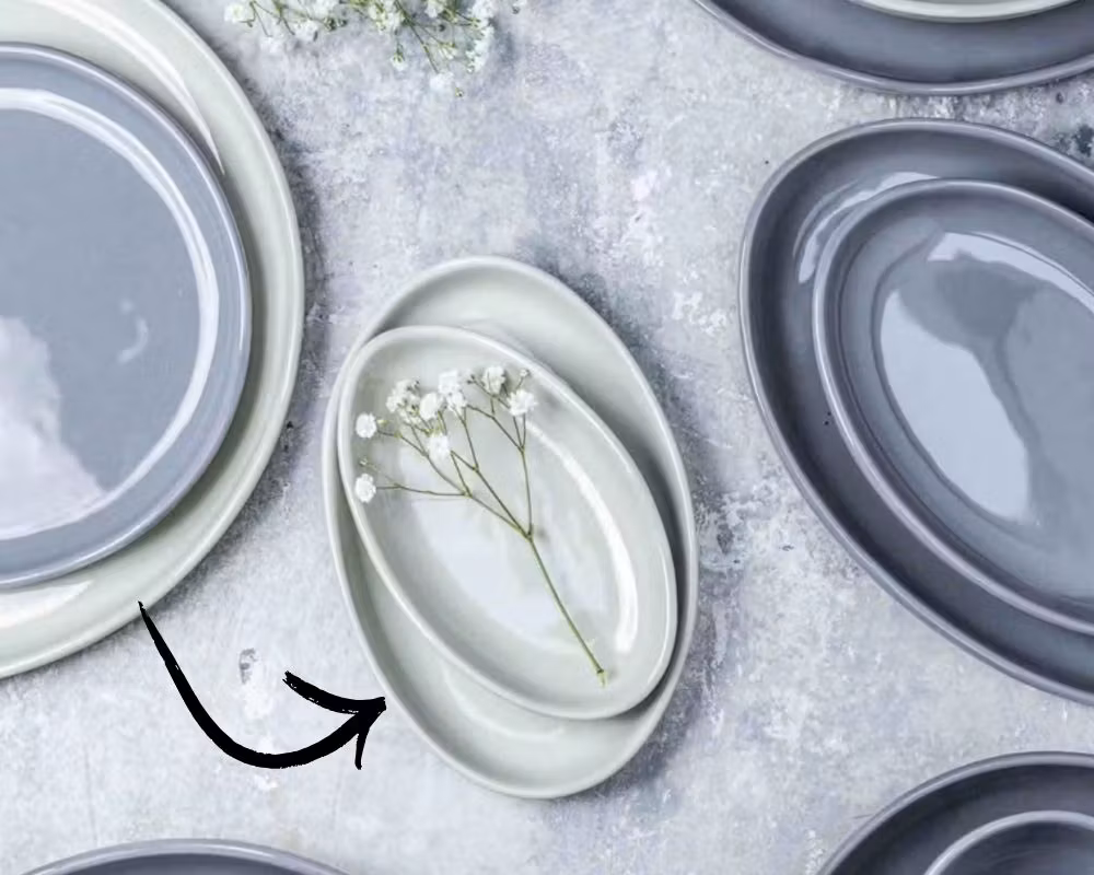 CRAS Assiett oval 19x13cm