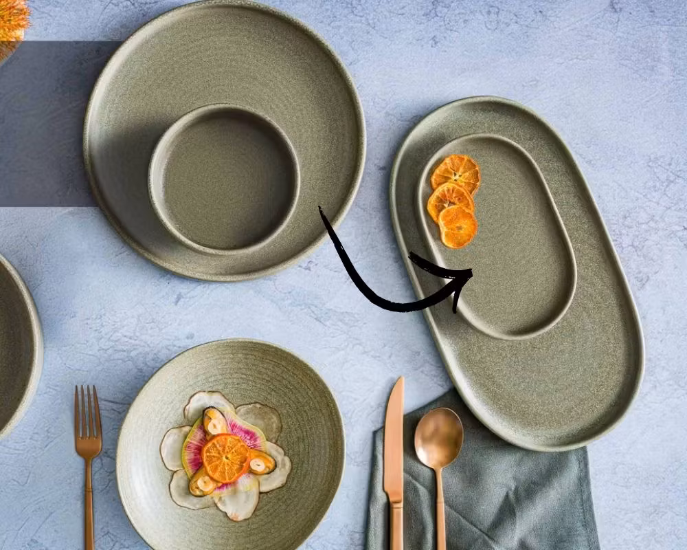 Adelfa Tallrik Oval D19 cm