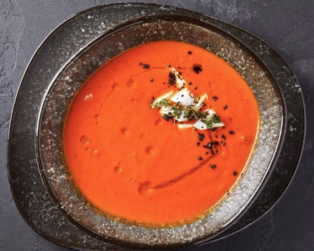 COSMOS BLACK skål, Kantig D18cm