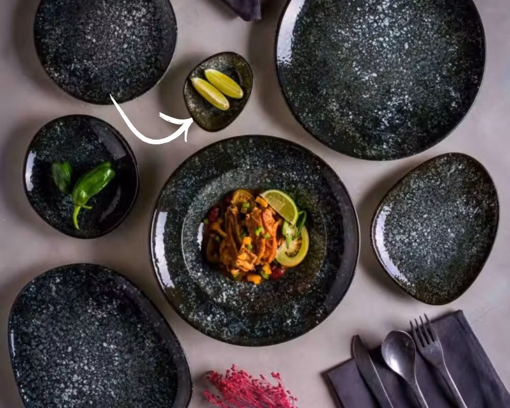 COSMOS BLACK skål D10cm