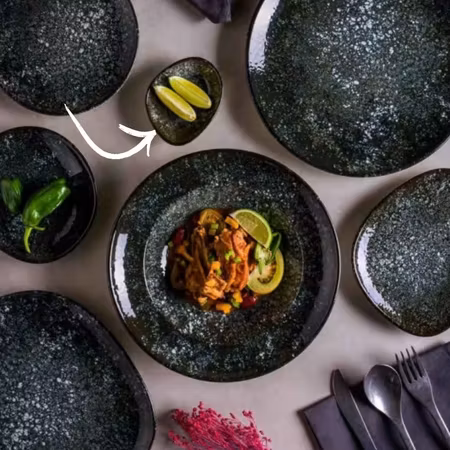 COSMOS BLACK skål D10cm