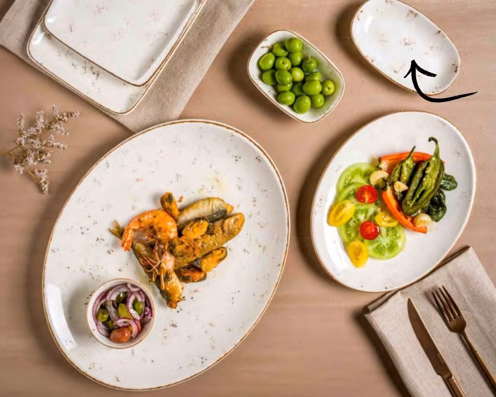 GRAIN Assiett Oval 15x8,5cm