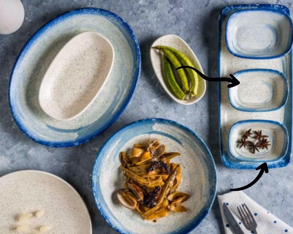 HARENA Rekt Assiett 12x 8,5 cm