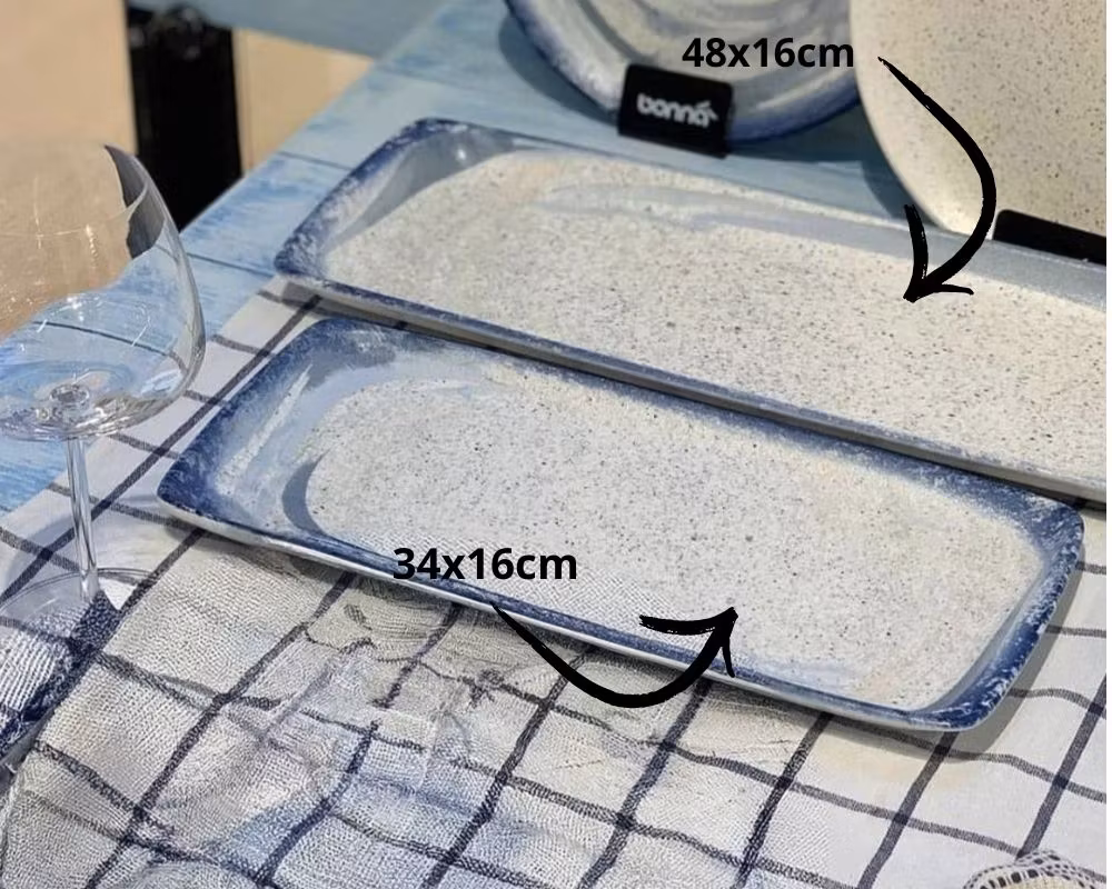 HARENA Tallrik rekt 34x16cm