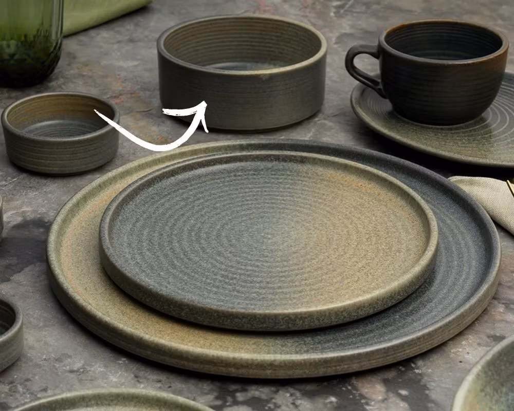 Hornfels Skål D13cm. 41,5cl