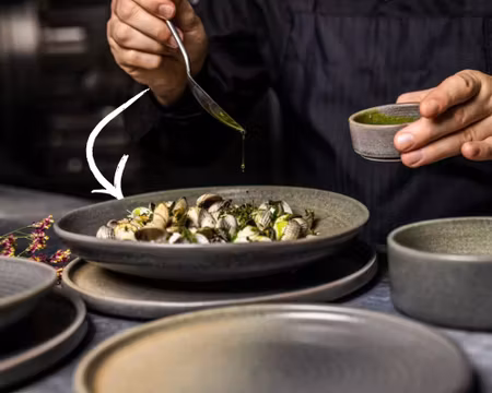 Hornfels Tallrik djup D26cm