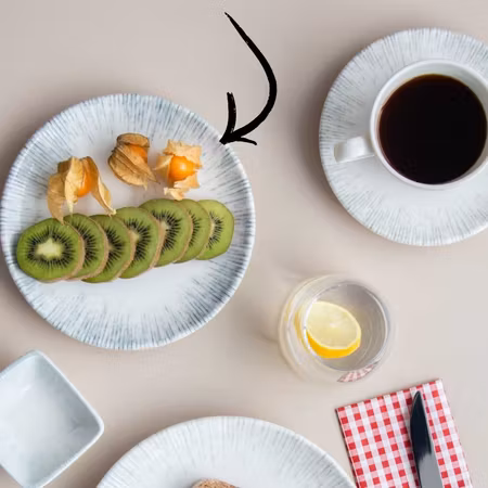 IRIS Assiett Gourmet flat D17 cm