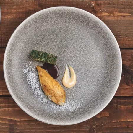 LUCA Ocean Blue Assiett  Gourmet flat D17 cm