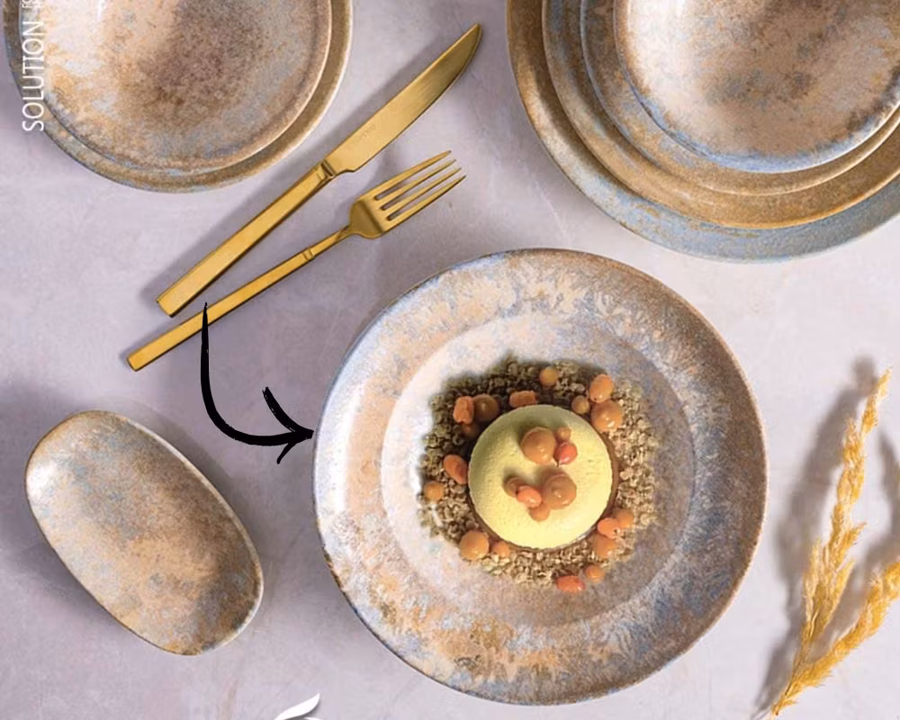 LUZ Gourmet pasta tallrik D27cm