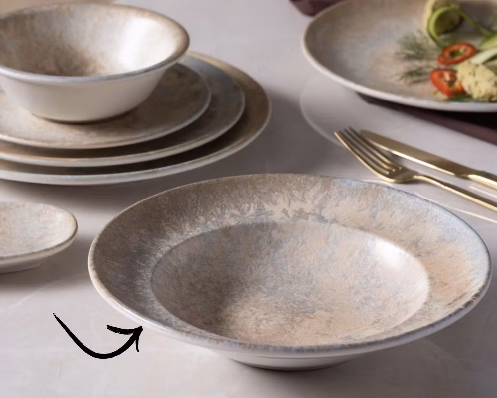 LUZ Gourmet pasta tallrik D27cm