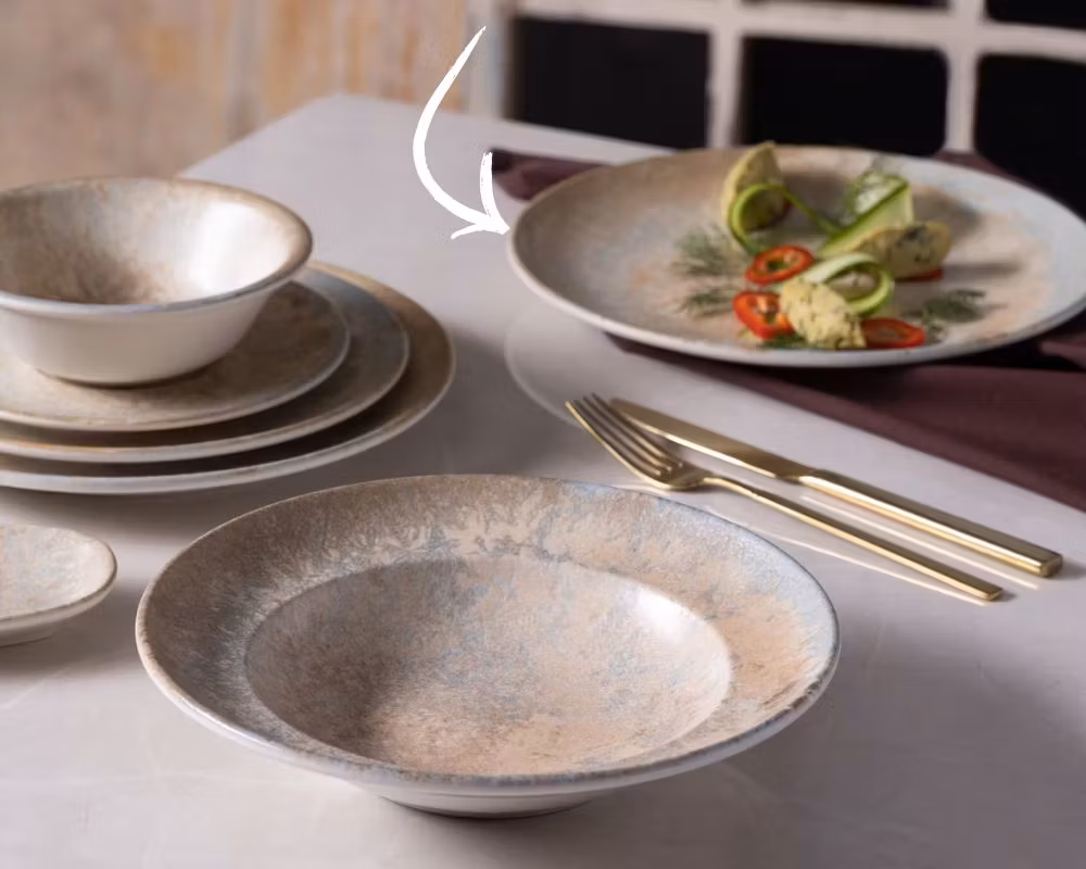 LUZ Tallrik Gourmet flat D27cm