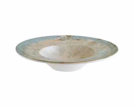 LUZ Tallrik djup med brett bräm, D28cm