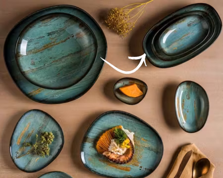 MADERA Tallrik Oval 24x14cm