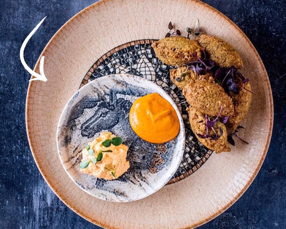 MESOPOTAMIA Tallrik GOURMETt flat D30cm