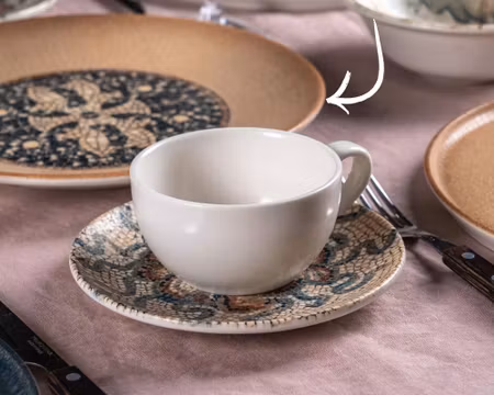 MESOPOTAMIA Tallrik GOURMET flat D27cm