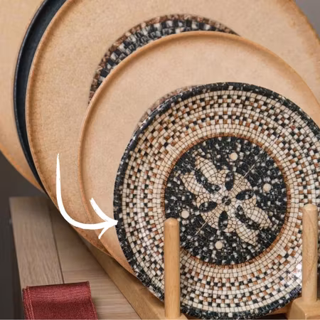 MESOPOTAMIA Assiett Gourmet flat D19cm