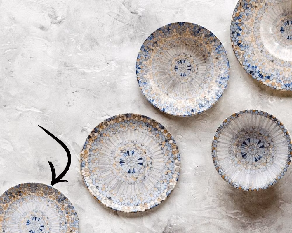 MOSAIC Assiett Gourmet flat D17 cm