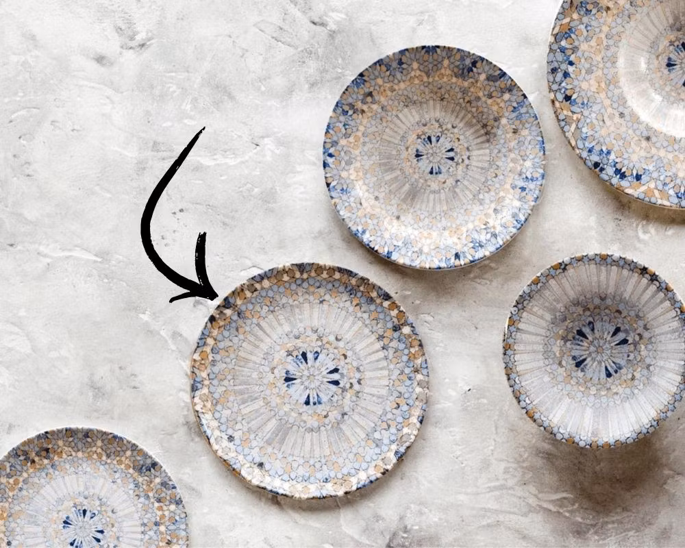 MOSAIC Assiett Gourmet flat D19cm