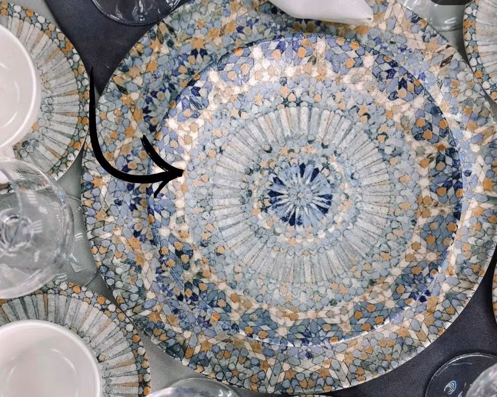 MOSAIC Assiett Gourmet flat D19cm