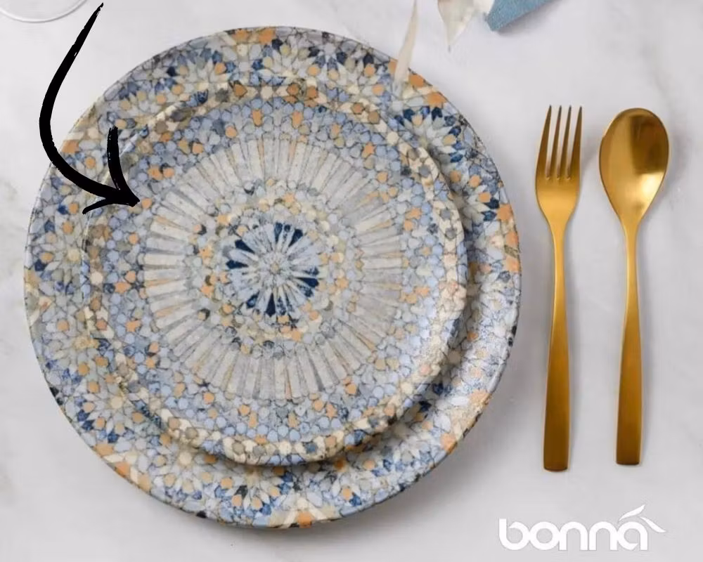 MOSAIC Tallrik Gourmet flat D21cm