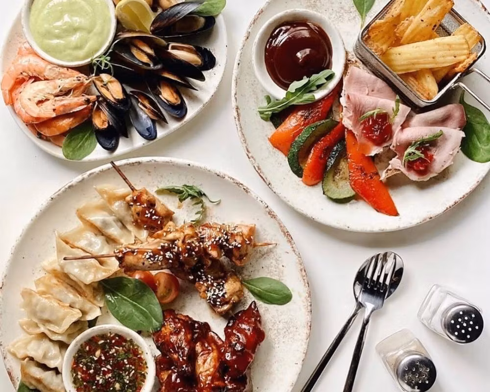 NACROUS Tallrik Gourmet flat D21cm