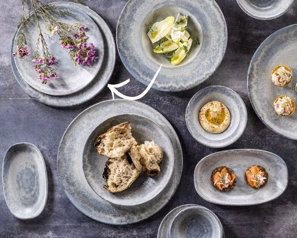 OMNIA Tallrik Gourmet flat D21cm