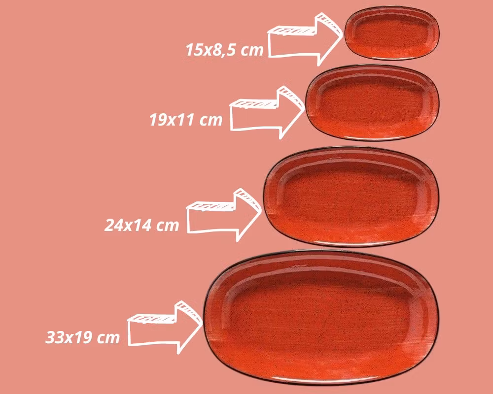 PASSION Assiett Oval 15x8,5 cm