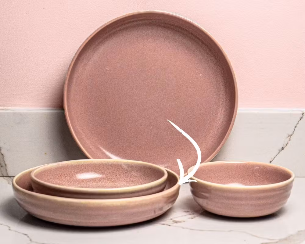 PINK POTT Tallrik Djup 107cl, D22cm