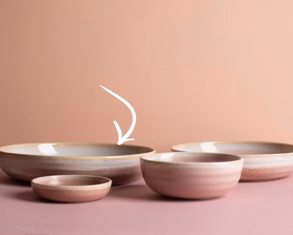 PINK POTT Tallrik Djup D25cm