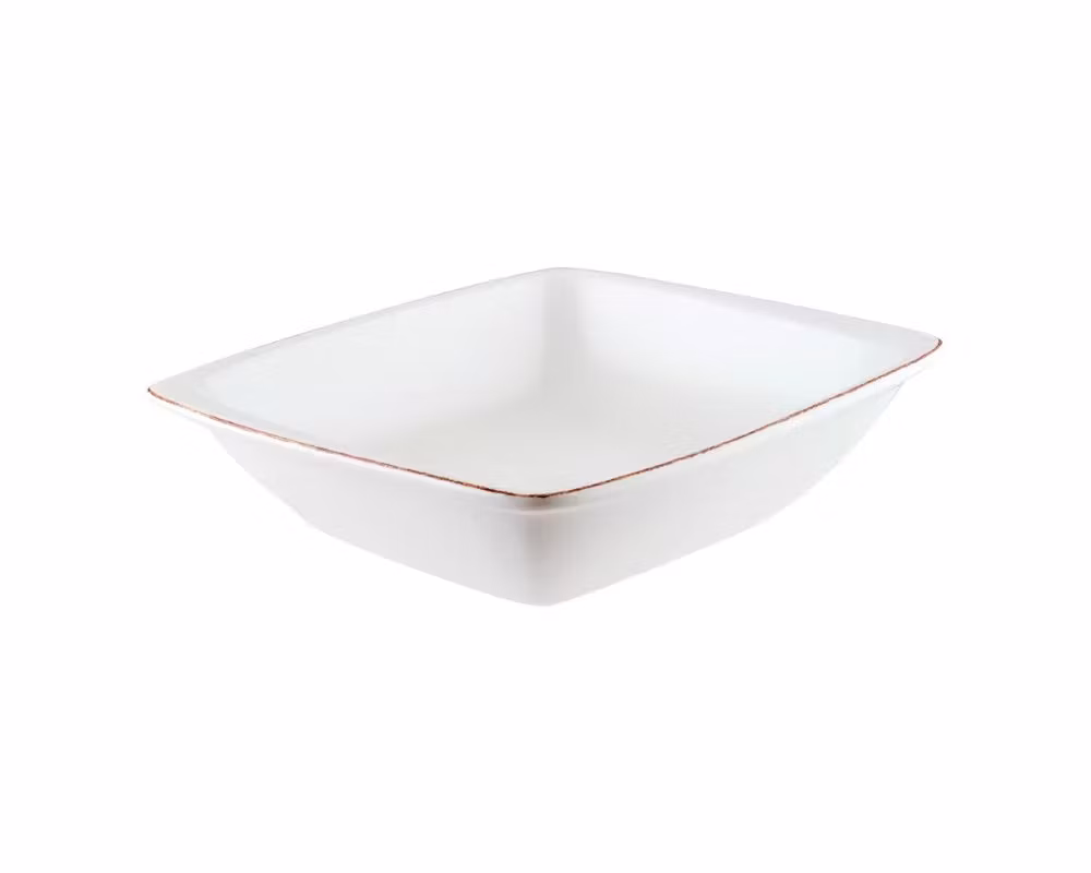 RETRO Tallrik Rekt. djup 19x17cm