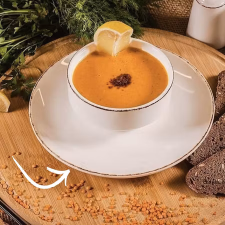 RETRO Fat till soppskål 17 cm