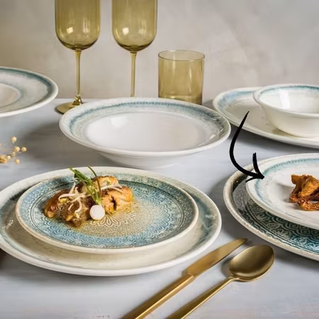 Rivus Line Gourmet Flat Tallrik 25 cm