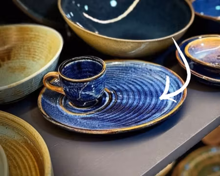 SAPPHIRE Kaffe/Mugg/Espressofat 20x17cm