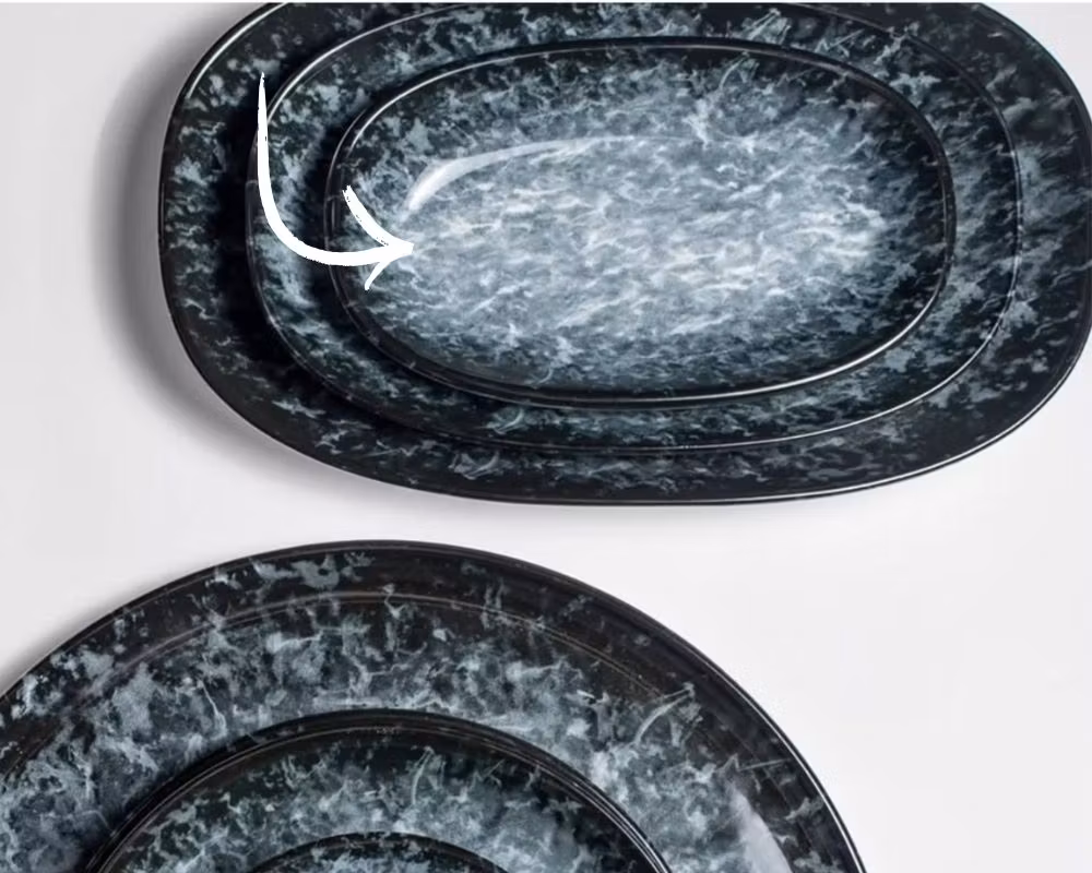 SEPIA Assiett Oval 19x11cm