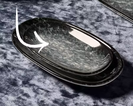 SEPIA Oval Assiett  15x8,5cm