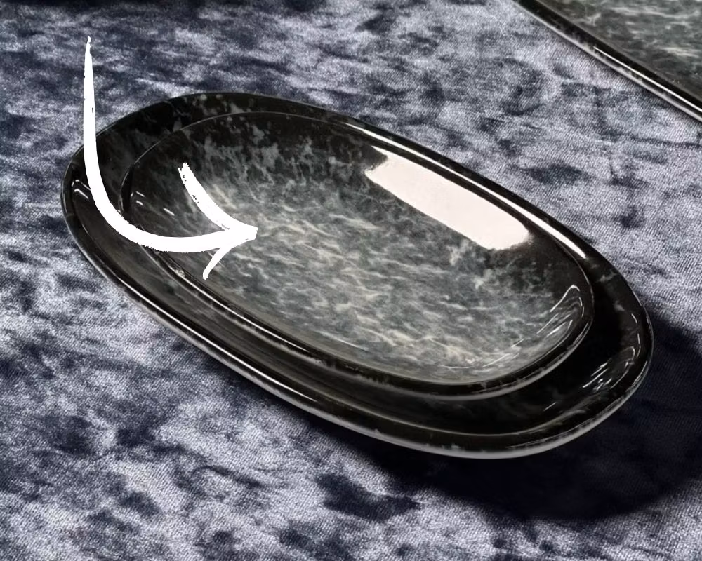 SEPIA Assiett Oval 19x11cm