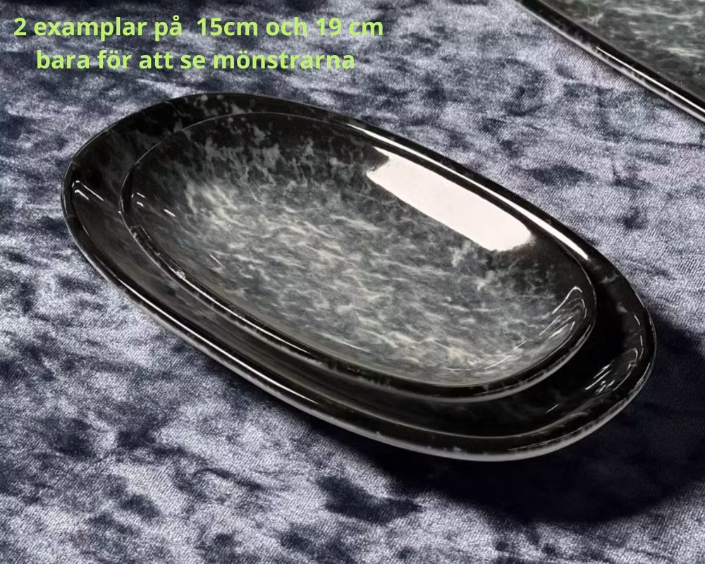 SEPIA Tallrik oval 34x19cm