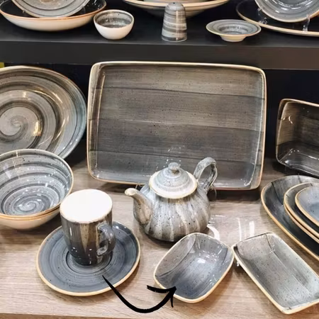 SPACE Skål Rekt. 14x10 cm