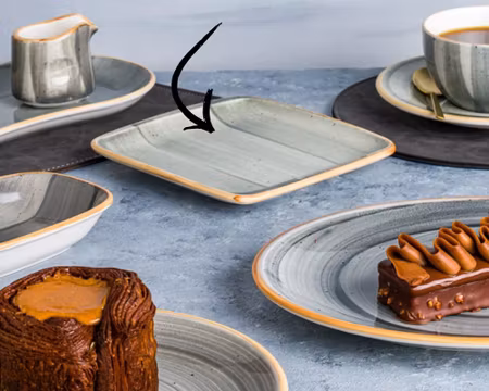 SPACE Tallrik Rekt. 22x20cm