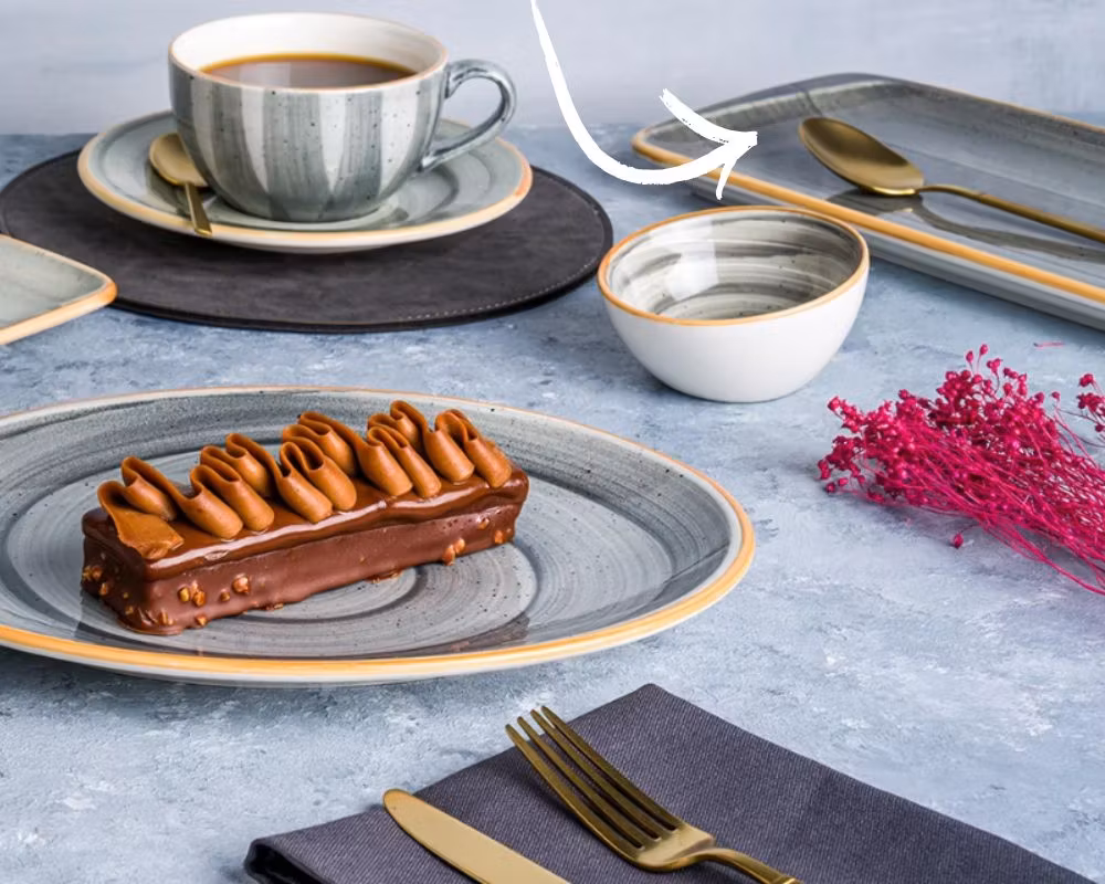 SPACE Stor Rektangulär Fat, 48x16cm