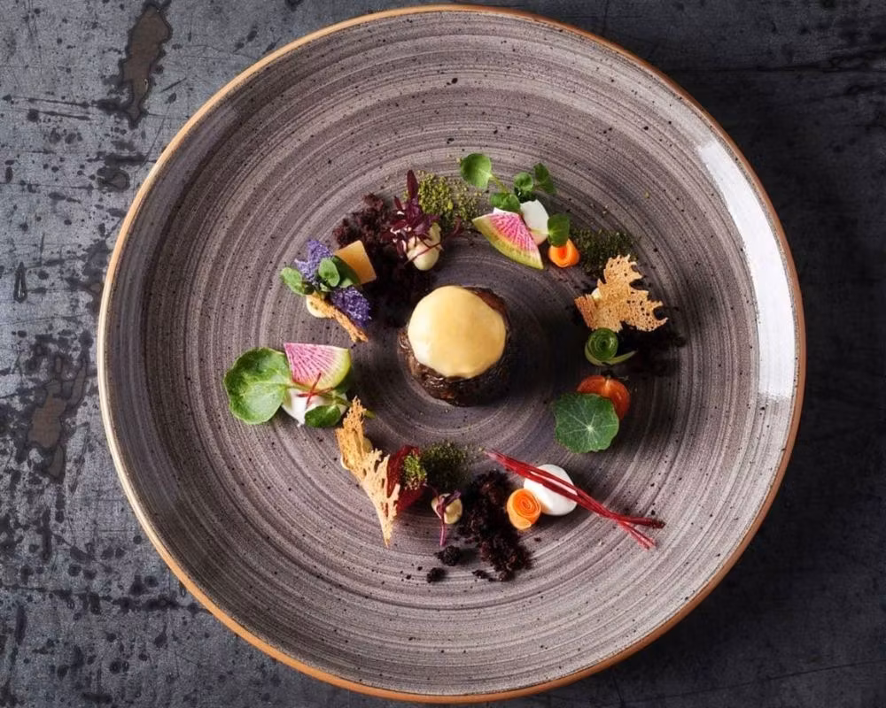 SPACE Tallrik Gourmet flat D23cm