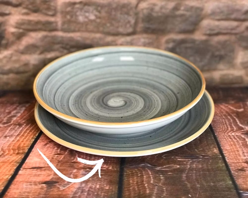 SPACE Tallrik Gourmet flat D23cm