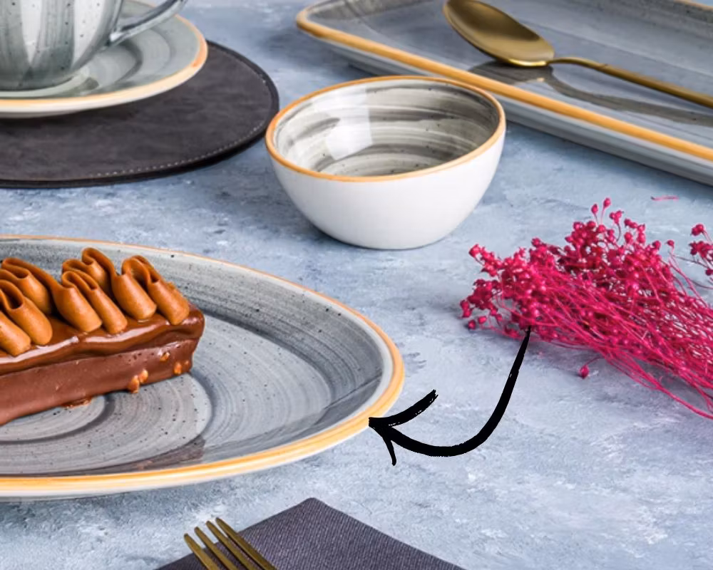 SPACE Tallrik Gourmet flat D21cm