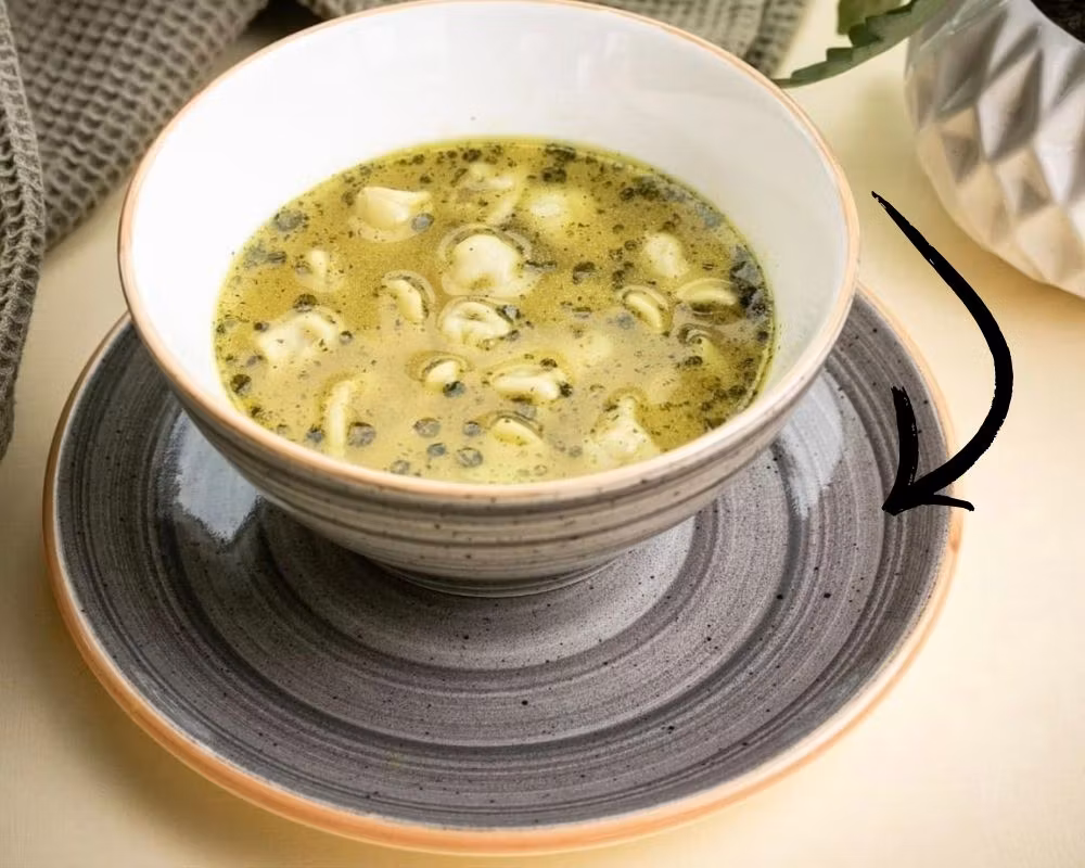 SPACE Tallrik till soppskål 17 cm