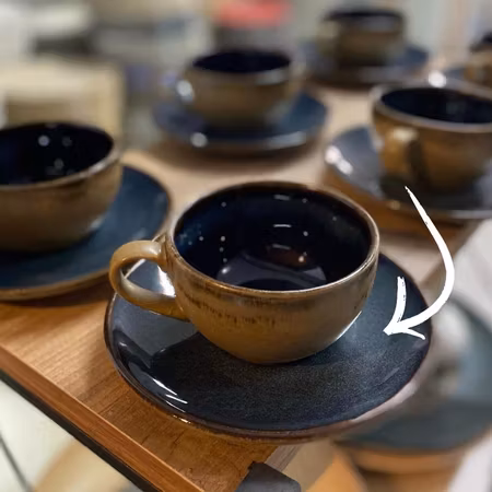 SPHERE OCEAN Cappuccino fat, D16cm